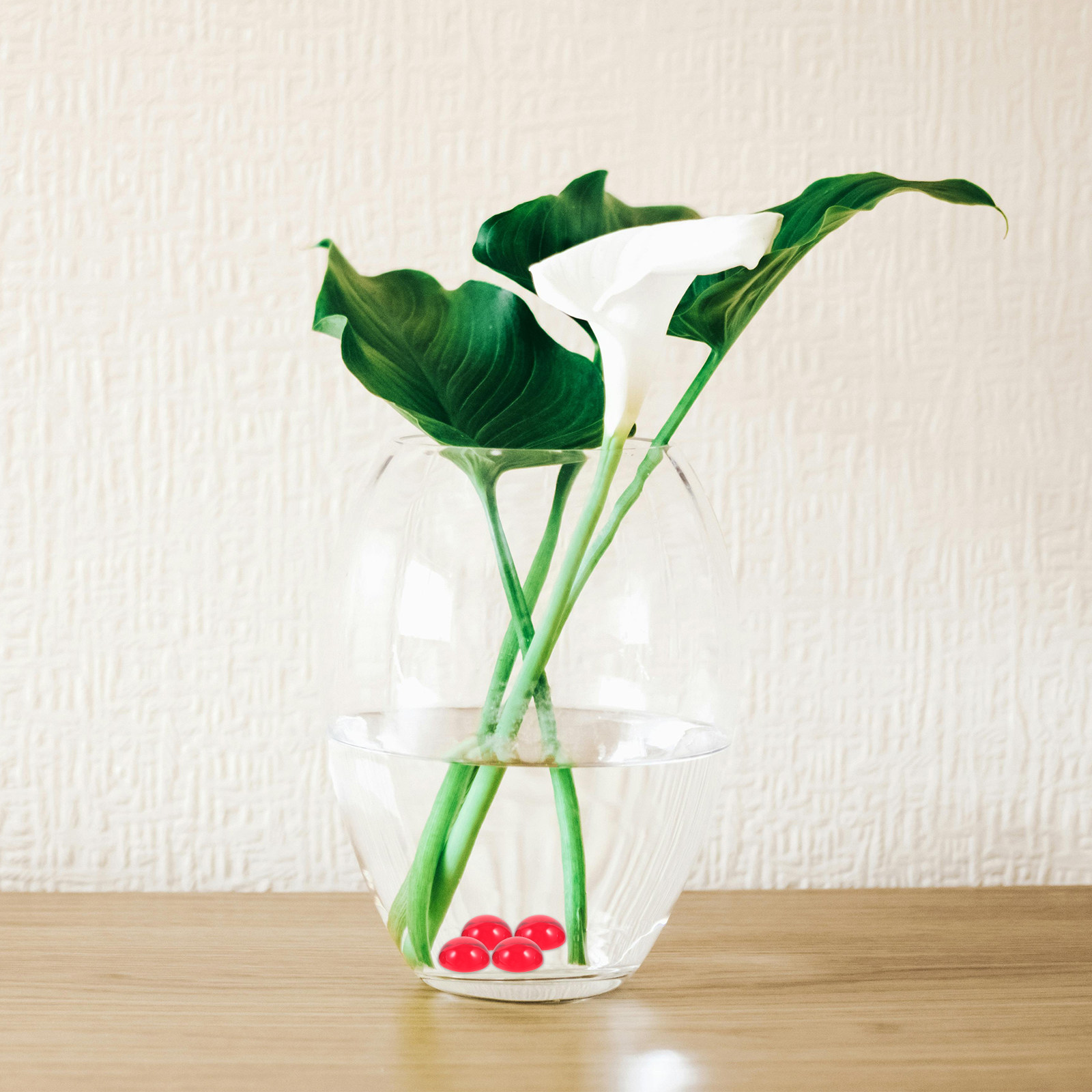 50 Stück rote Glaskugeln, Vase – Plant Pot Bewertung und Preis